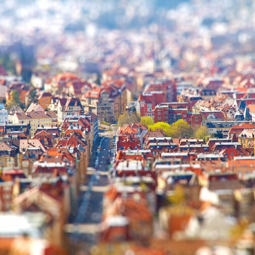 Stuttgat - Tilt shift Effect